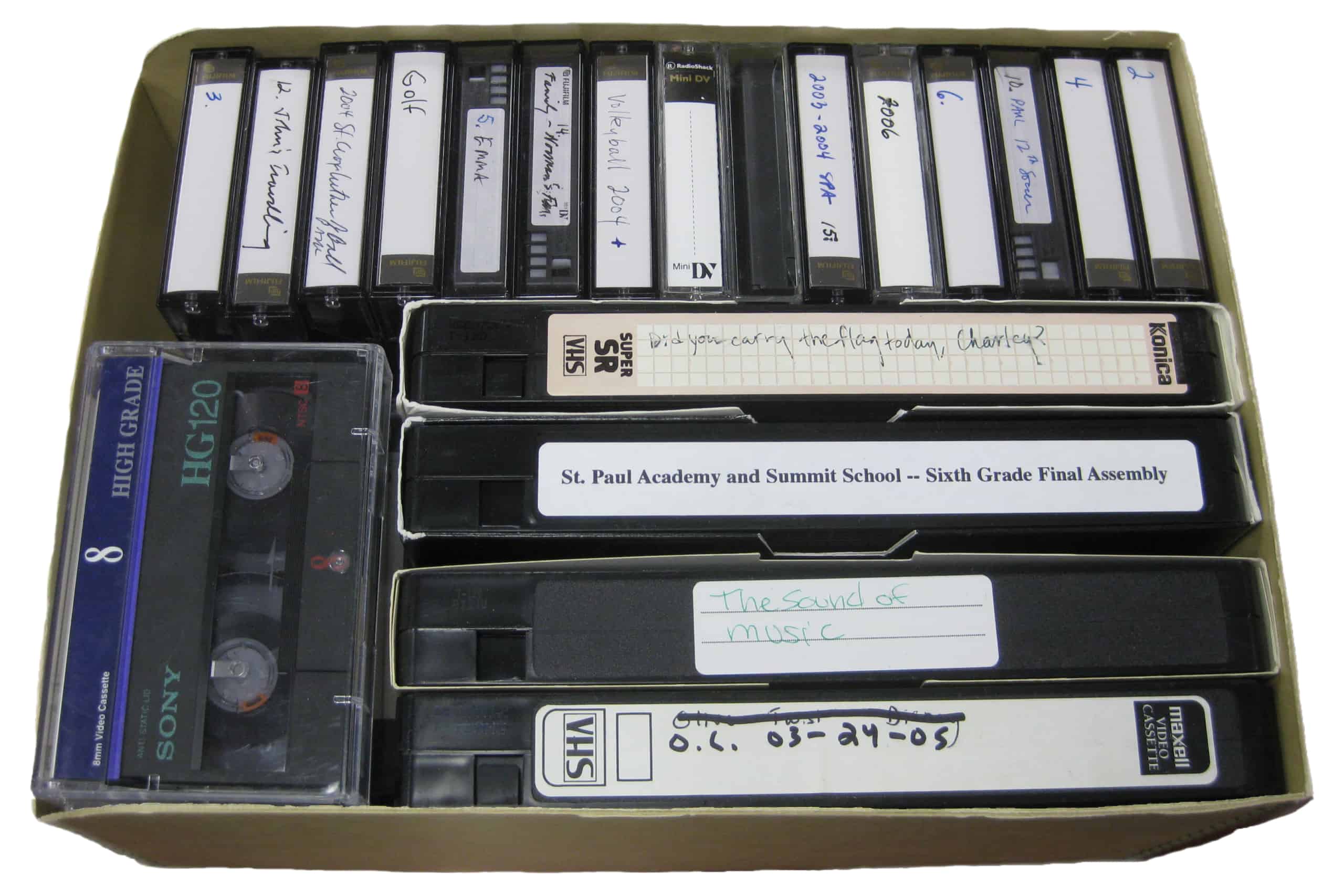 2CD＋VHS Can Box 2Cd + Vhs Storage Box Archival Quality Cardboard Canister
